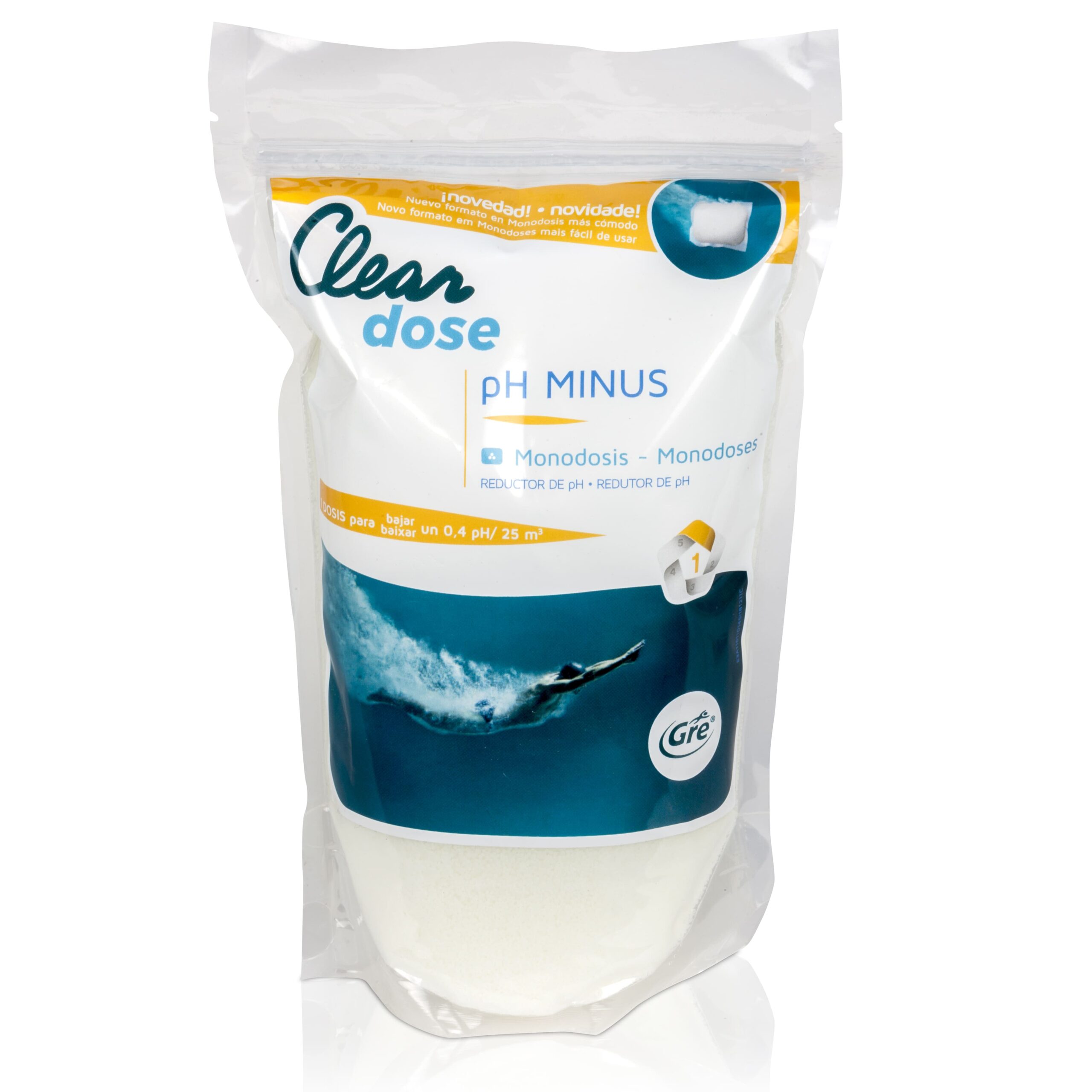 Químico en monodosis MINORADOR DE PH – 750G - Imagen 2