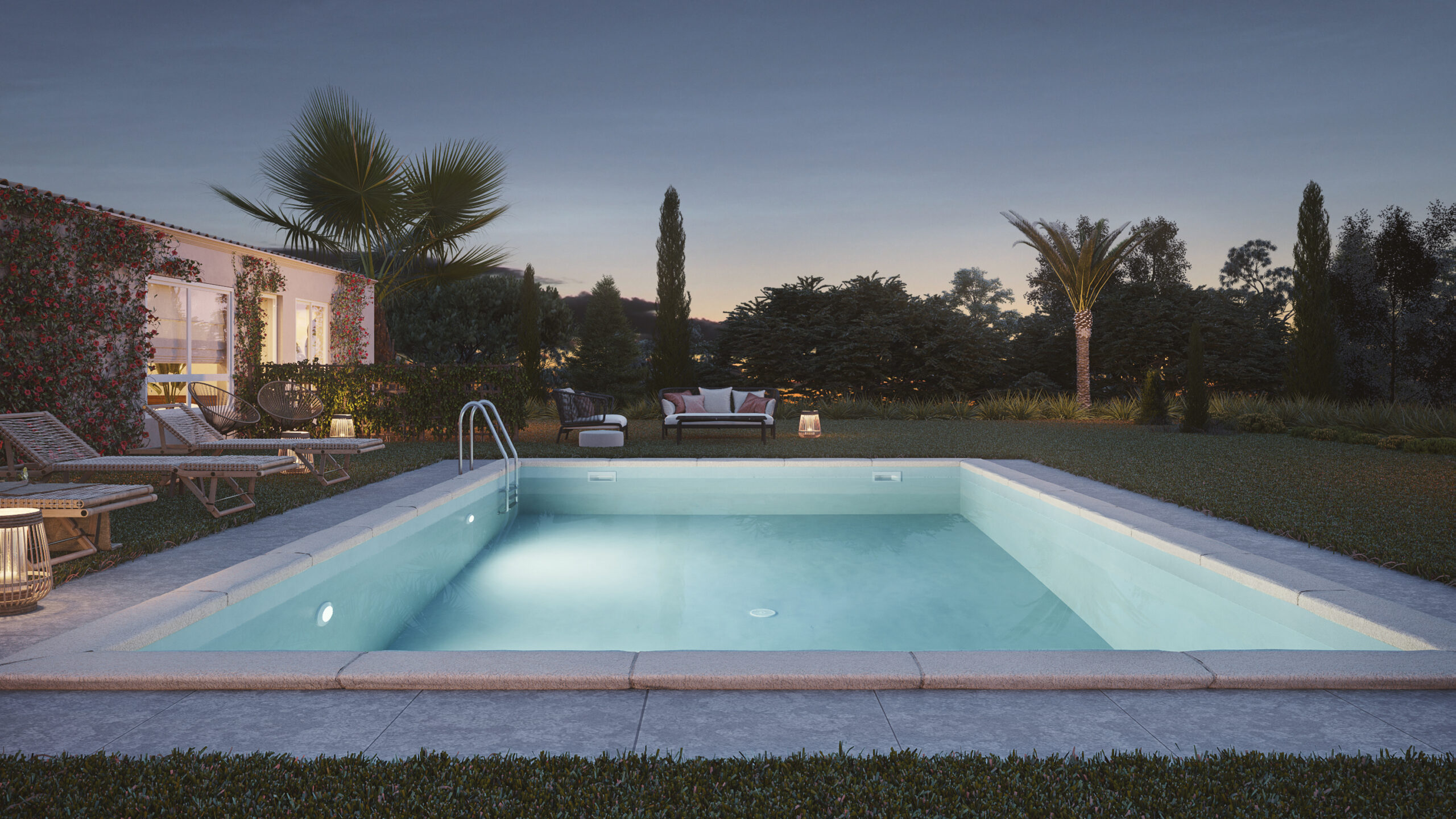 Iluminación para piscinas enterradas LED PAR56 – COLOR