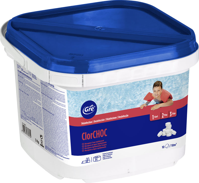 Cloro CLORO CHOQUE PASTILLAS 30G – 3KG