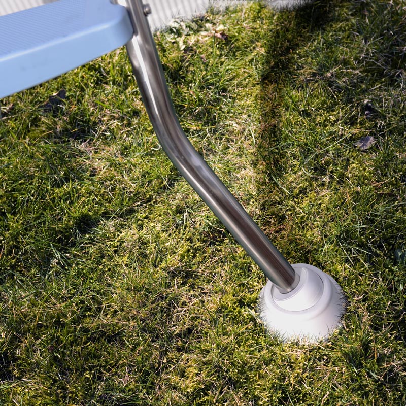 Escaleras para piscinas elevadas ESCALERA 2X4 PELDAÑOS - ACERO INOX - Imagen 3