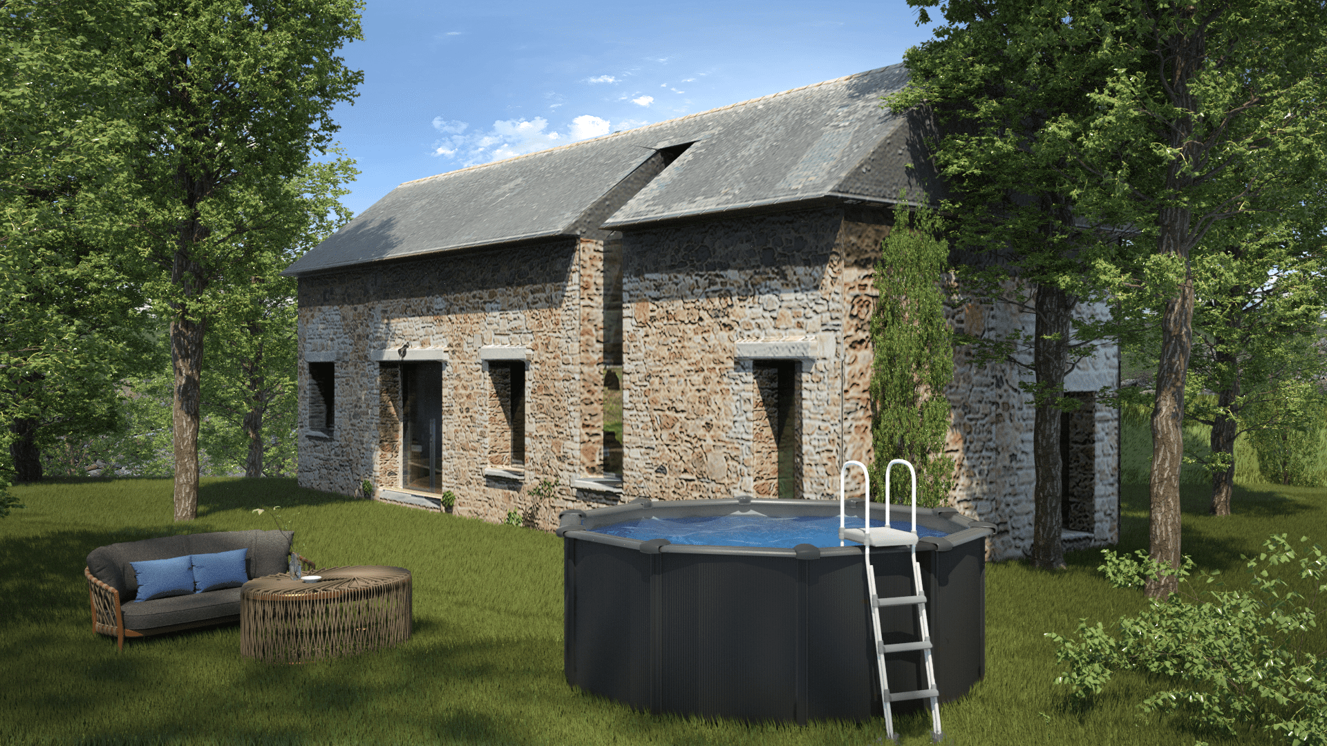 Kea Redonda Ø240 X ↕120 CM - Imagen 2