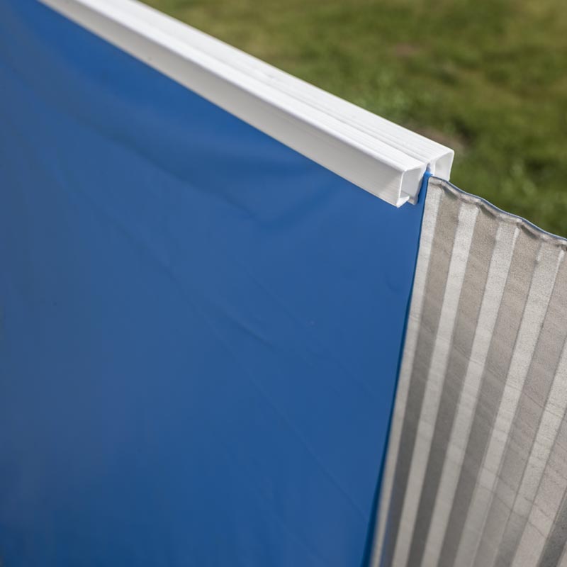 Liner para piscinas de acero ovaladas AZUL - 40/100 - 500 X 300 X 120 CM