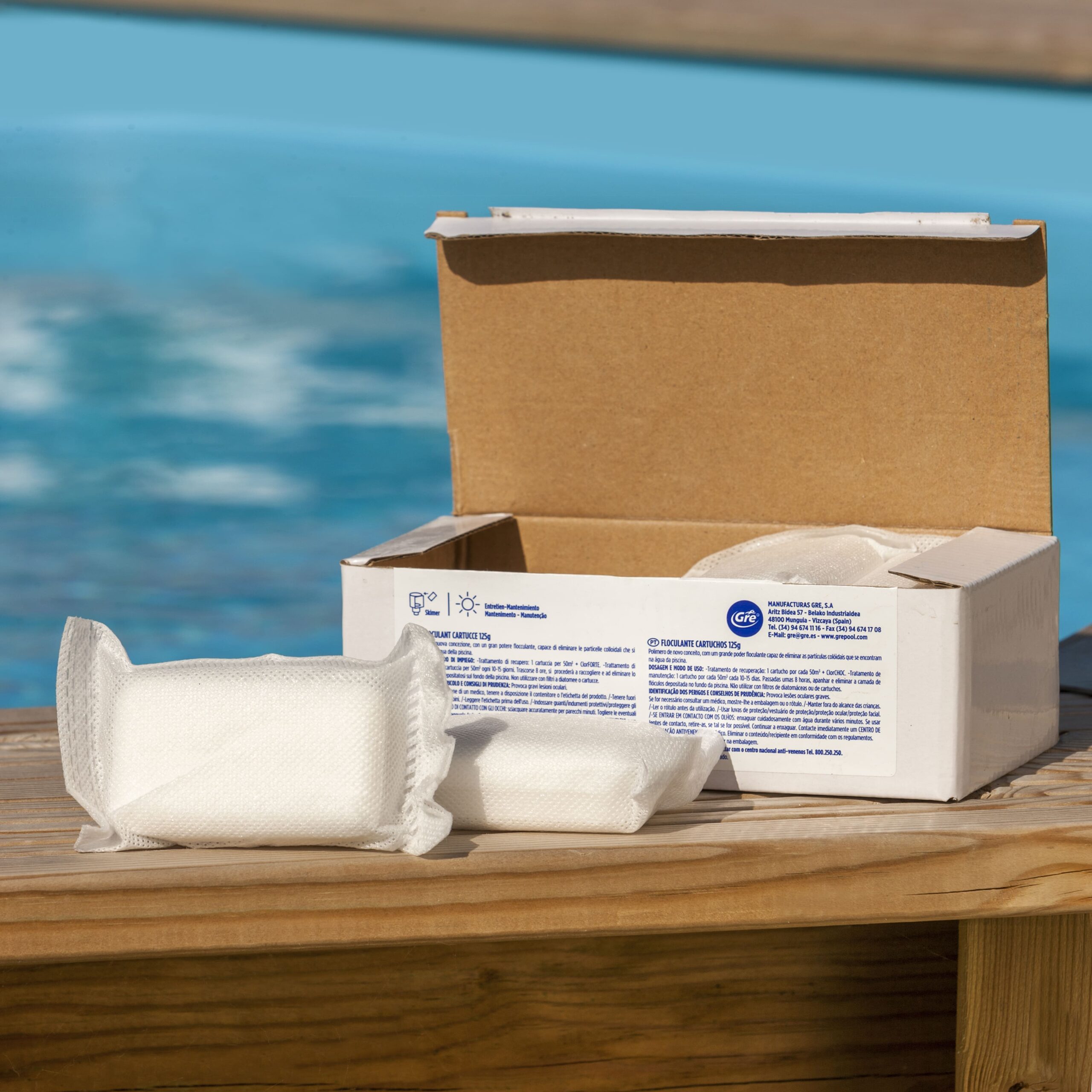 Floculante CARTUCHOS FLOCULANTES 125G - Imagen 4