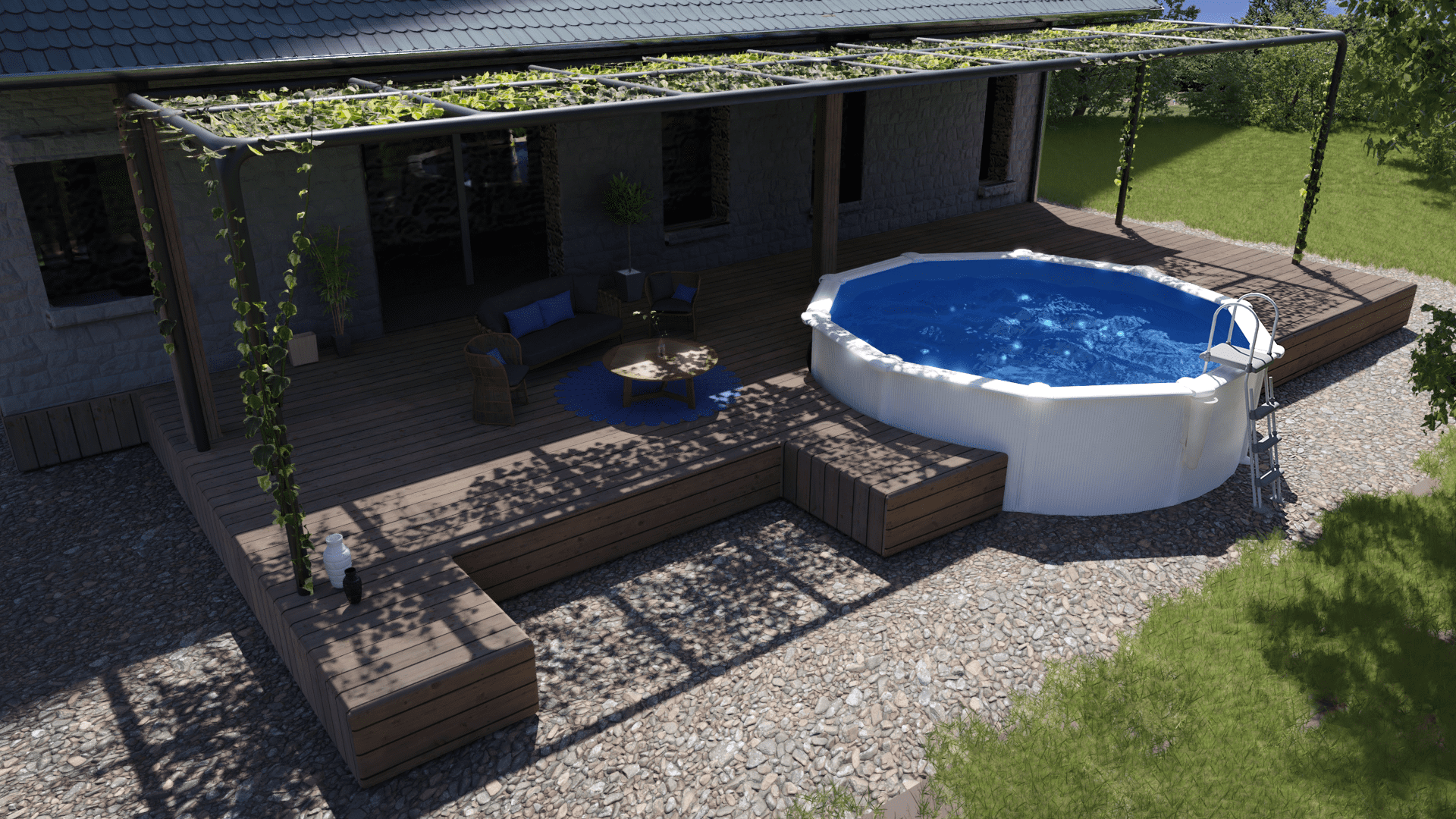 Bora Bora Redonda Ø350 X ↕120 CM - Imagen 2