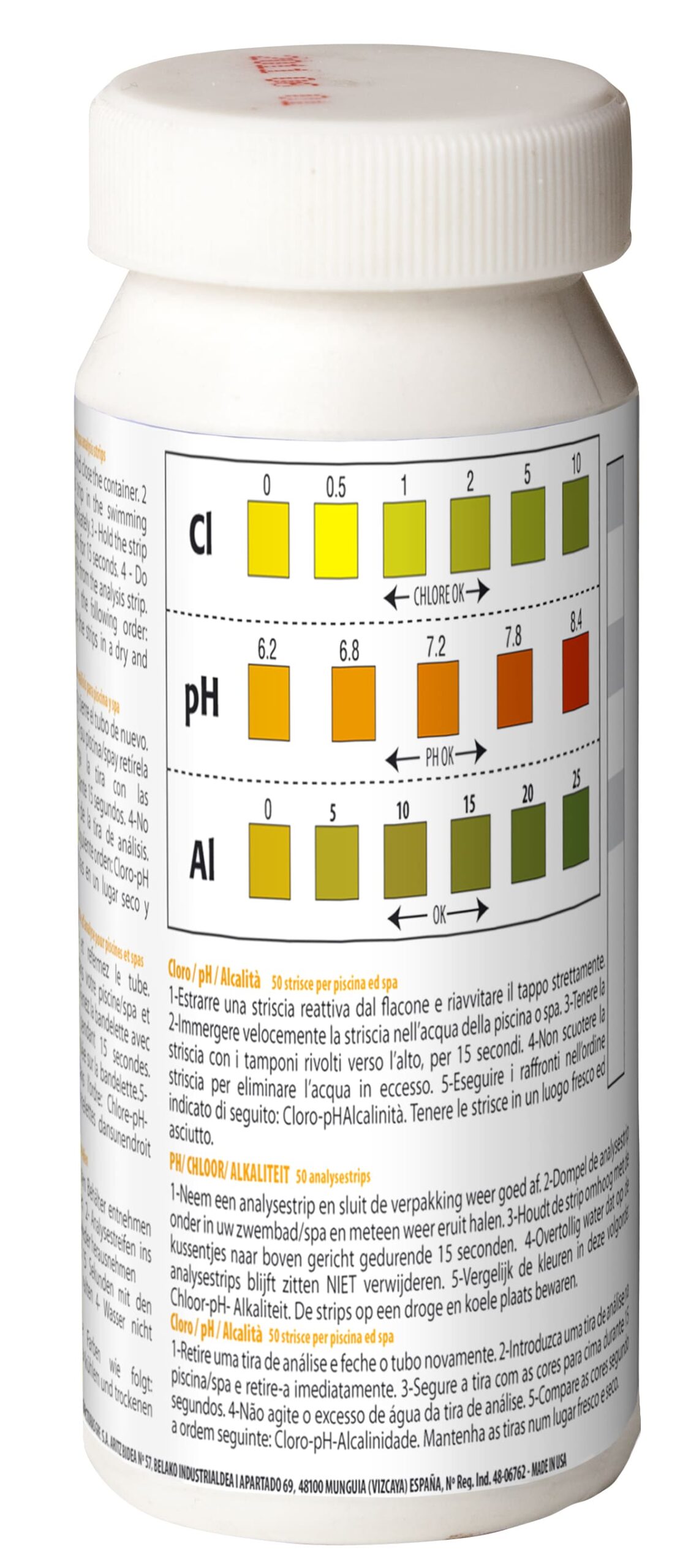 Testers digitales ANALIZADOR CLORO + PH + ALCALINIDAD