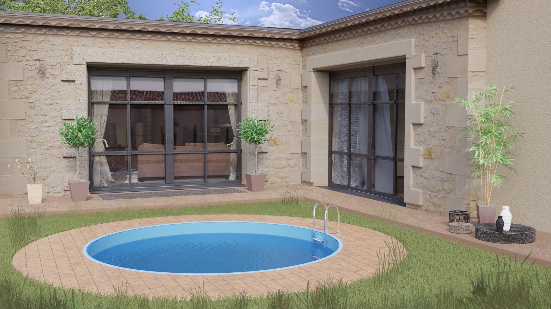 Madagascar Redonda Ø420 X ↕150 CM - Imagen 2