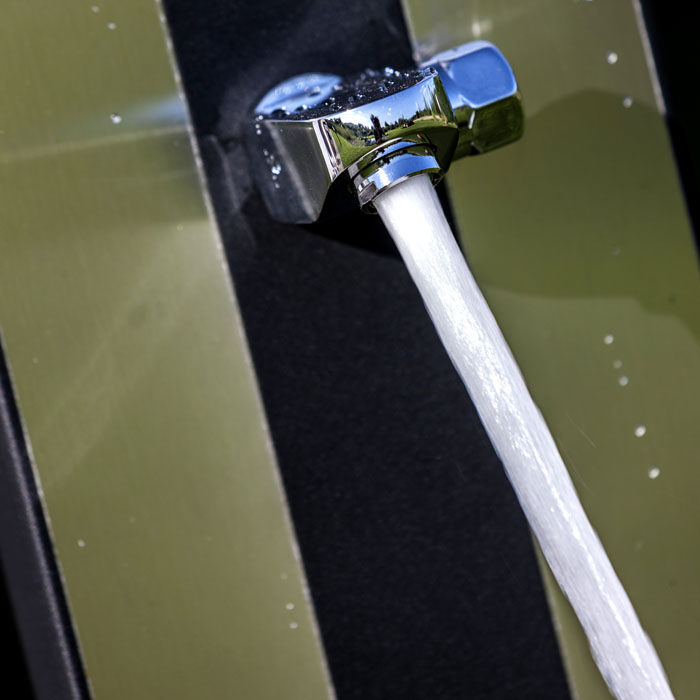 Ducha solar DUCHA SOLAR PREMIUM ALUMINIO CON LAVAPIÉS - 38L - Imagen 7