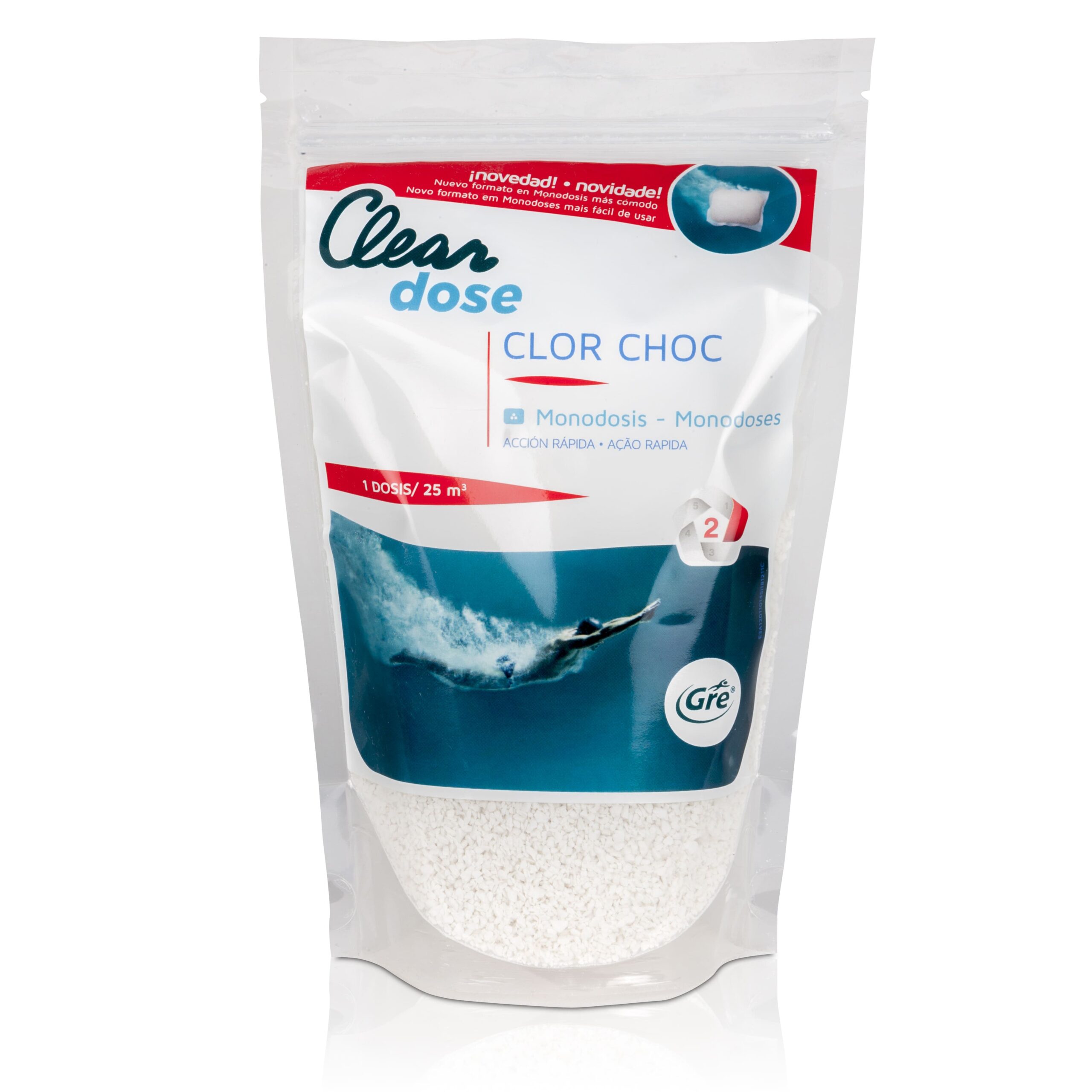 Químico en monodosis CLORO CHOQUE – 300G