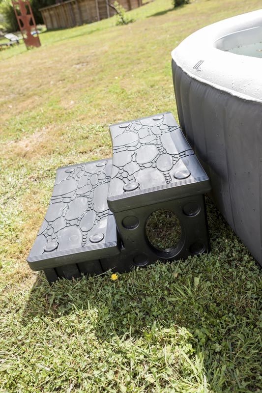 Escaleras para spas 2 PELDAÑOS – HDPE - Imagen 3