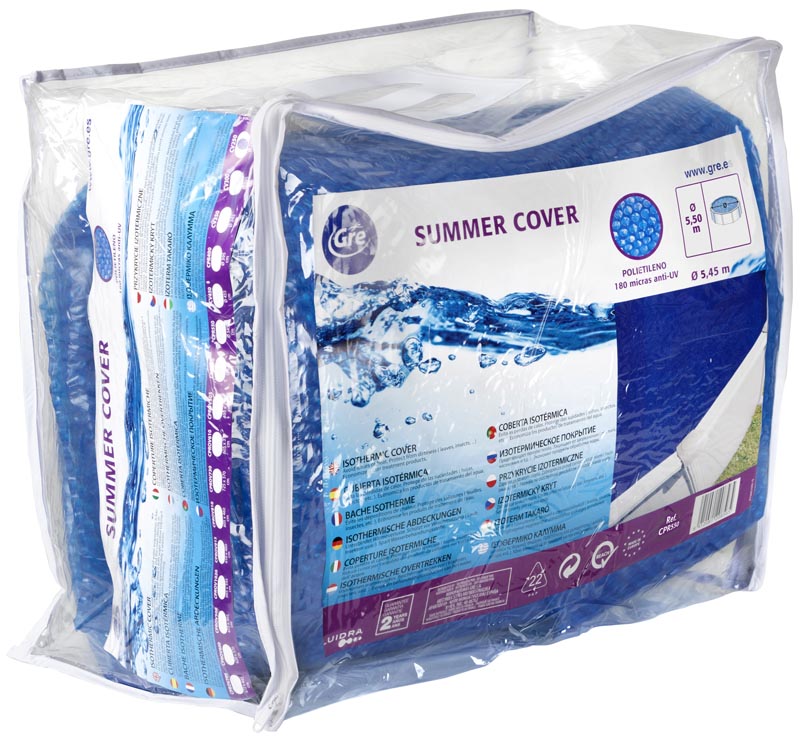 Cubiertas de piscinas redondas PARA PISCINAS ACERO: Ø635 CM - Imagen 4