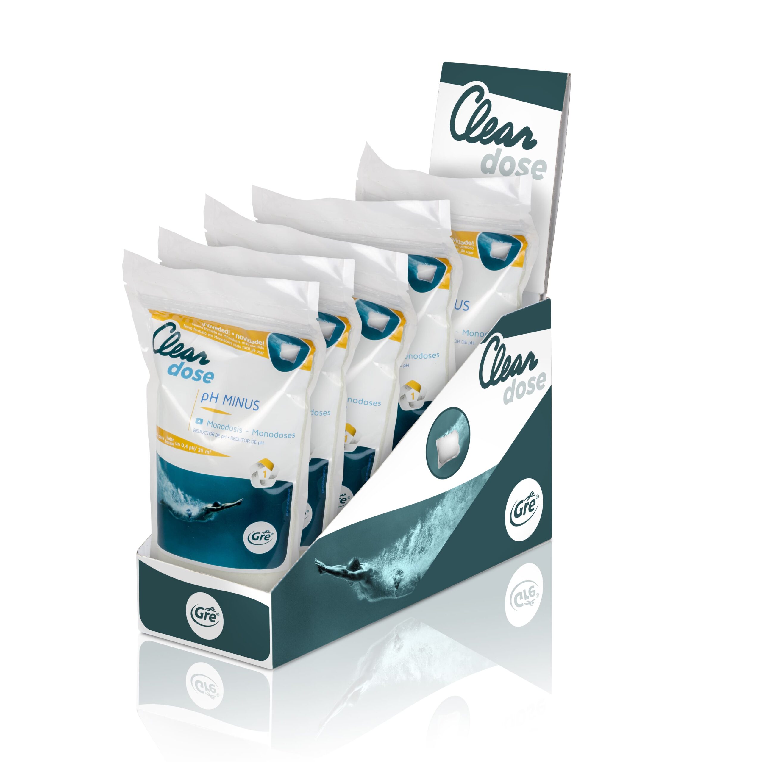 Químico en monodosis MINORADOR DE PH – 750G - Imagen 3